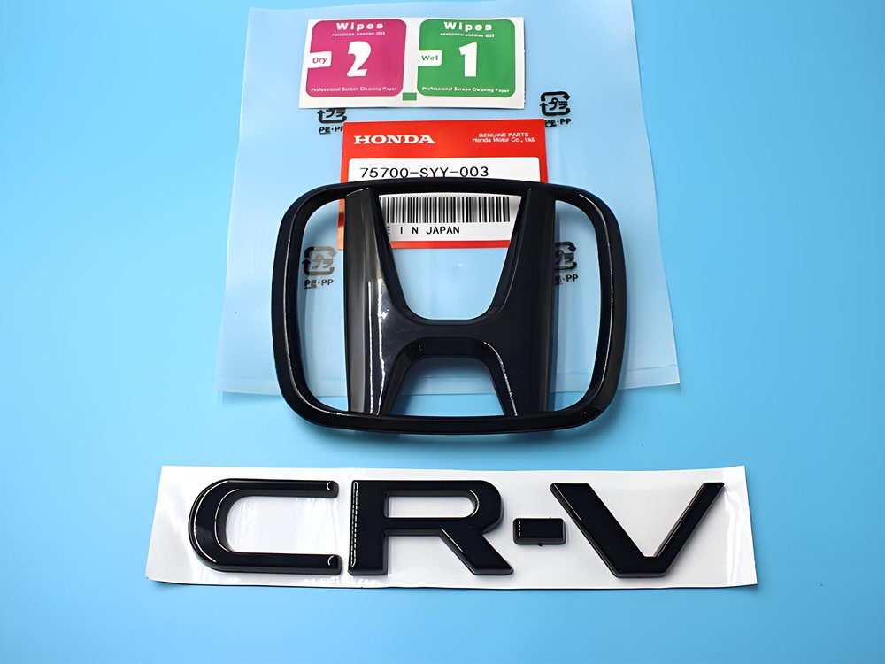 Genuine Black Emblem Letter Nameplate Sticker for 2023-2025 Honda CR-V