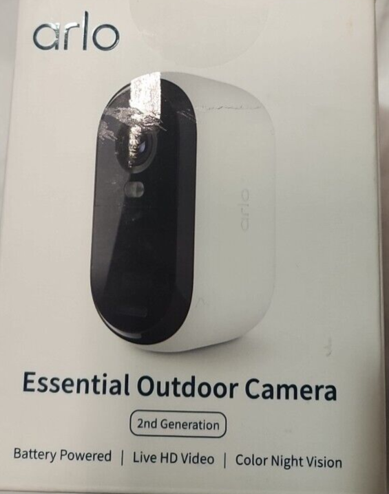 Arlo Essential 2nd Gen Wireless HD Outdoor Security Camera VMC2050 (QJ)