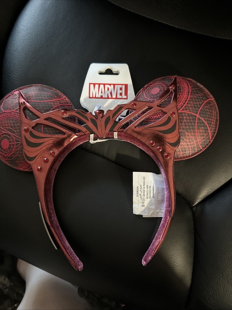 Scarlet Witch Mickey Ears Collection Wanda Disney Parks Marvel Comics Headband