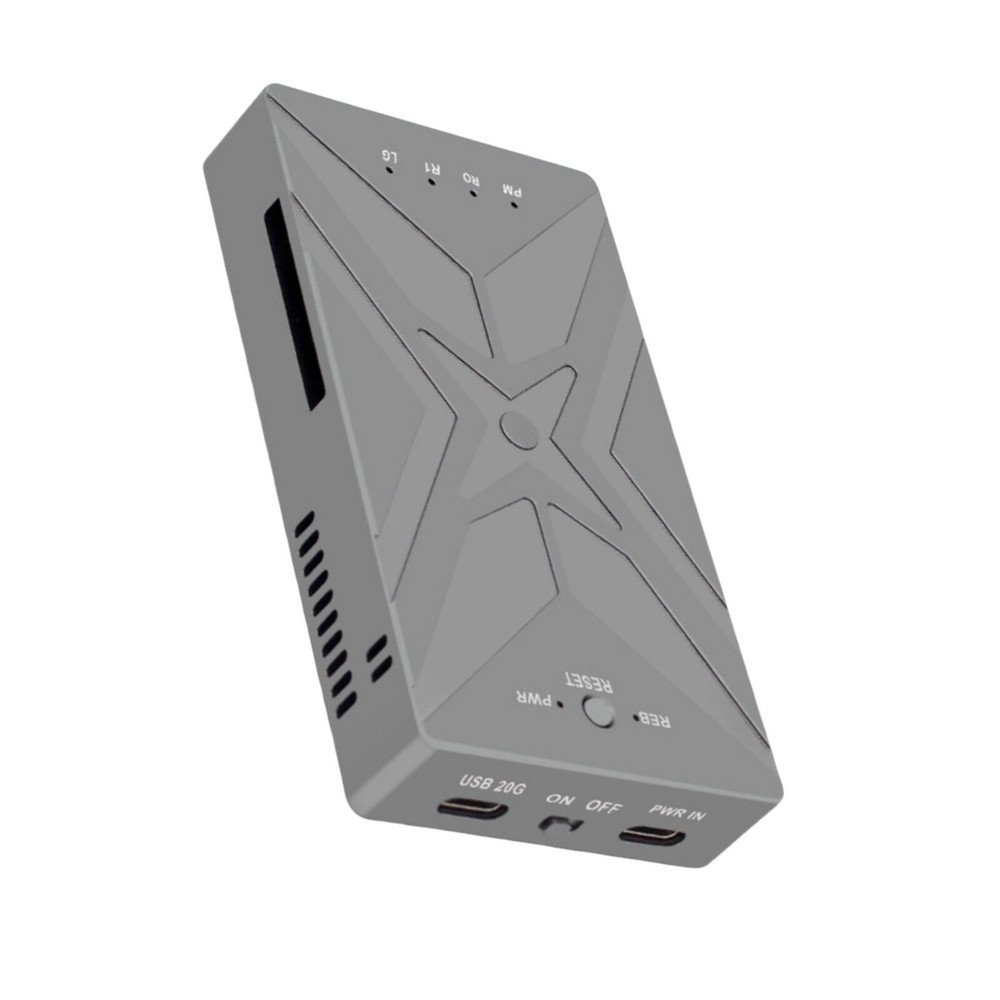 Aluminium Alloy M.2 NVME SSD Case RAID Dual Bay 20Gbps Hard Disk Enclosure