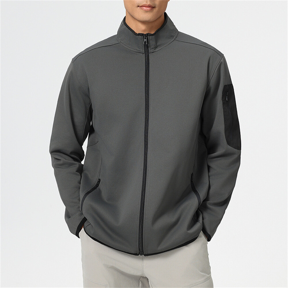 Men's Outdoor Jacket Lightweight Coat Sportwear Zipper Sport Outwear Windbreaker