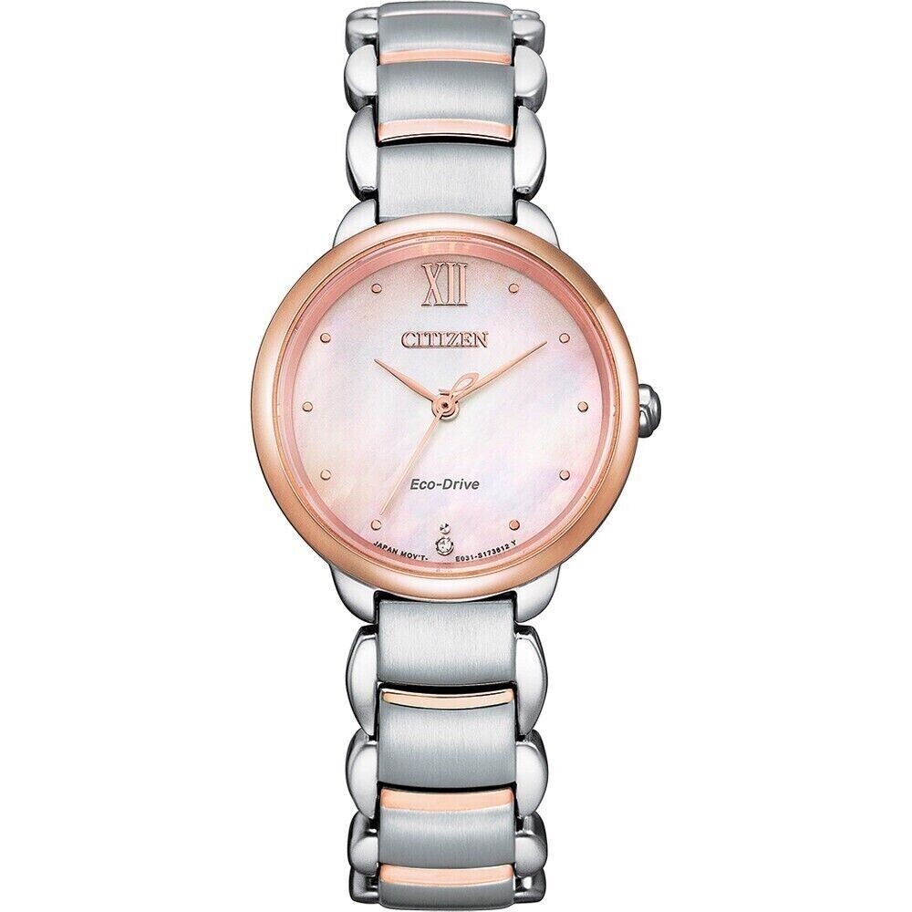 Citizen Women’s Rose Gold Mother of Pearl Dial Watch - EM0926-55Y ($375 MSRP)