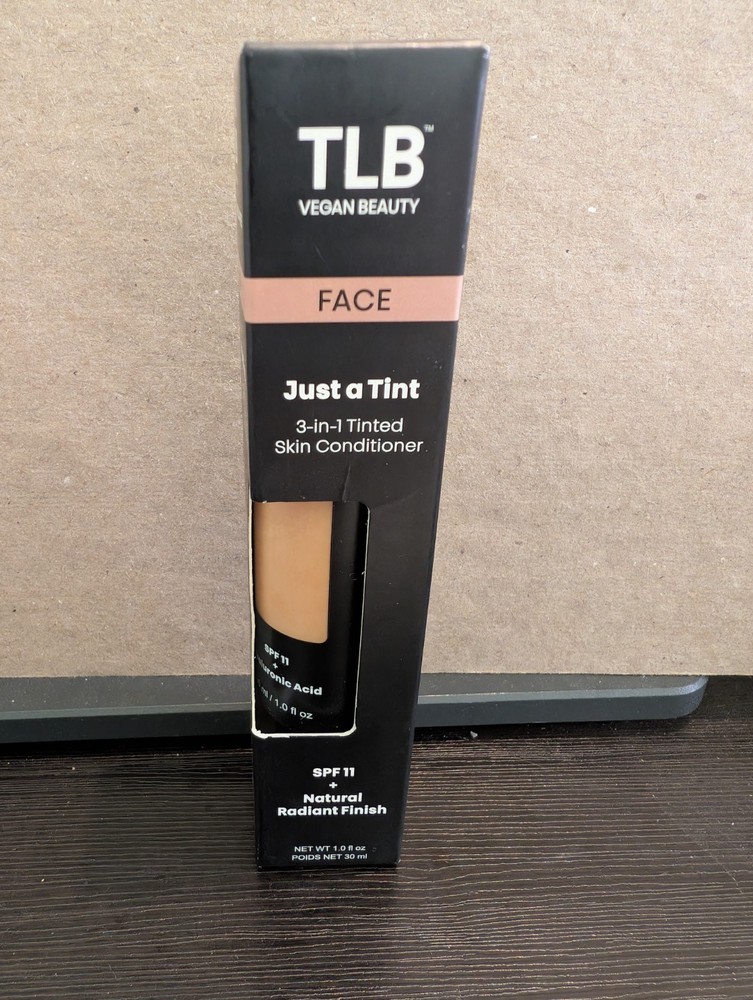 NIB TLB Vegan Beauty Just a Tint 3-in-1 Tinted Skin Balm Chai Tai 1oz New Makeup