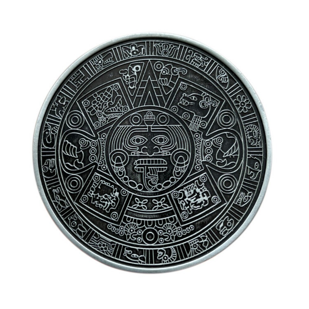 Western Belt Buckle for Men & Women Cowboy Vintage Style - Artez Solar Calendar