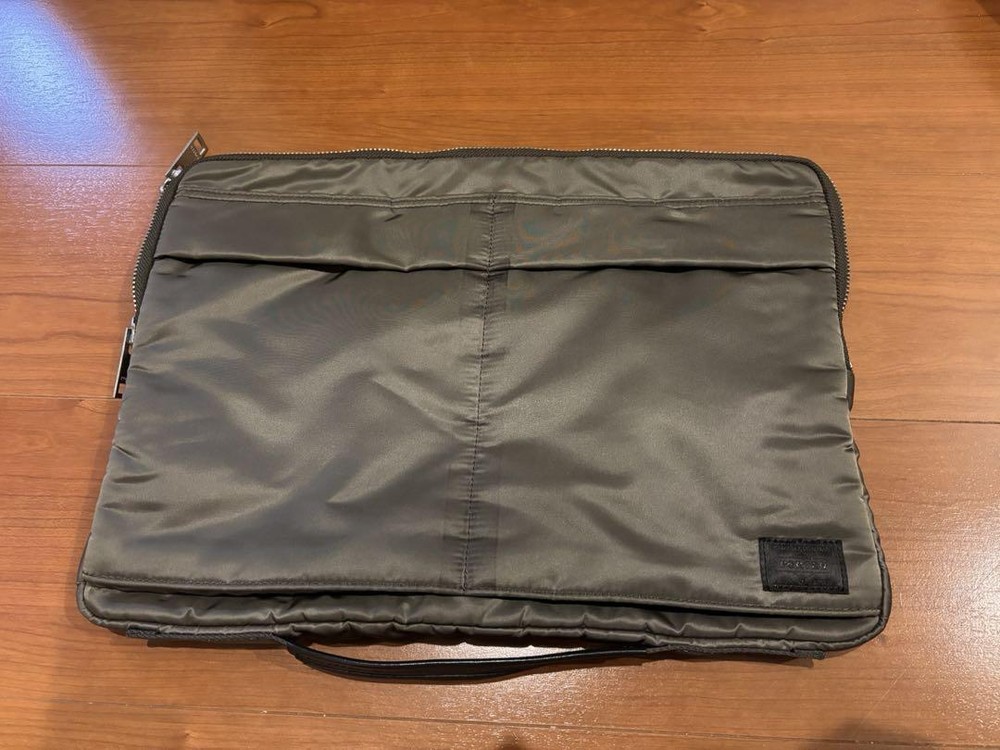 Porter Briefcase Dark Gray Nylon 15