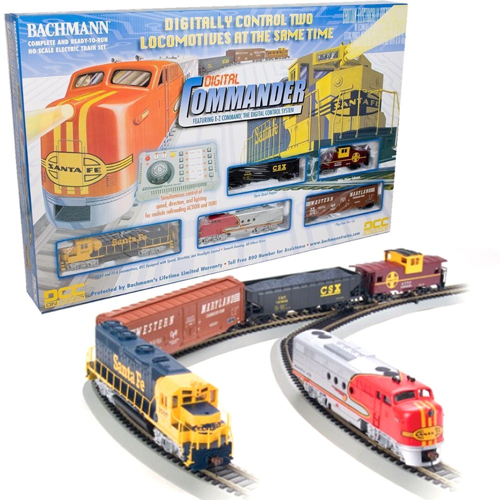 NEW Bachmann Digital Commander Deluxe Electric Train Set HO Scale FREE US SHIP
