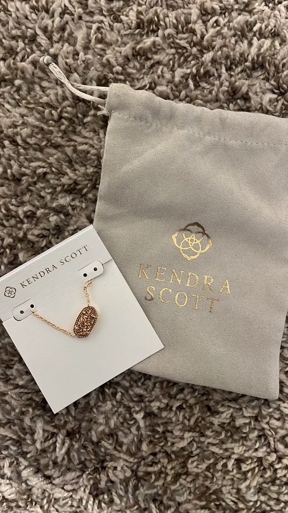 Kendra Scott m Elisa gold drusy necklace, new with tags