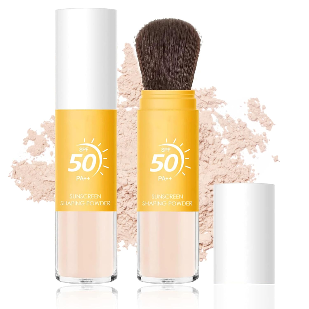 Mineral SPF 50 Setting Powder Brush for Oil Control & Natural Finish