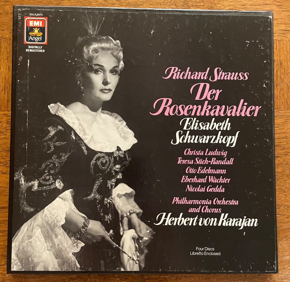 Richard Strauss - Der Rosenkavalier - 1984 pressing - Schwarzkopf. Karajan.
