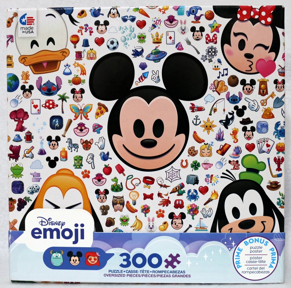 Ceaco Disney EMOJI 300 pc Jigsaw Puzzle Brand New Sealed