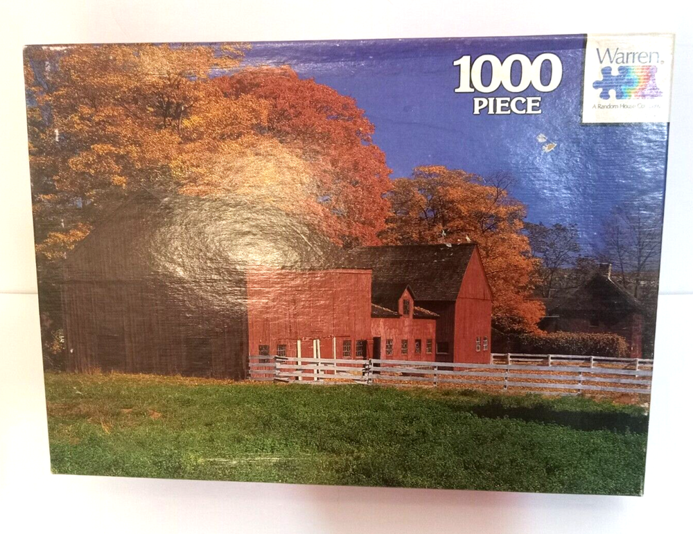 Warren Autumn Farm Jigsaw Puzzle 1000 Piece Prestige Classic Landscape Complete