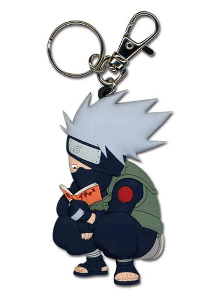 Great Eastern Entertainment Naruto Kakashi Reading The Paradise PVC KeychainB...