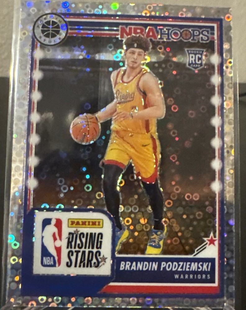 2023-24 Panini Premium Stock Brandin Podziemski Rookie #297 Disco Warriors RC