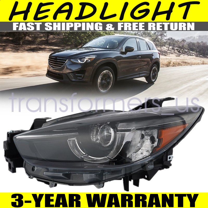 Headlight DRL LED With AFS Driver Left Side For Mazda CX-5 2016 KA0G-51-040C