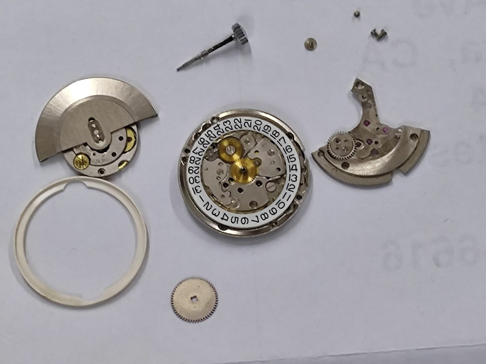 Tissot 2481 Incomplete Movement  Not Working  balance good for parts USED