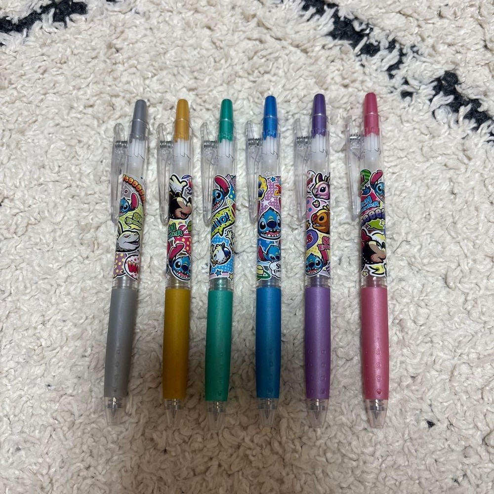 Disney ballpoint pen with glitter #abdd59