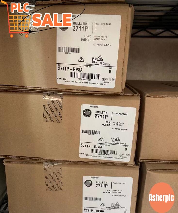 New Sealed Allen Bradley 2711P-RP8A Series A PanelView Plus 6 Logic Module