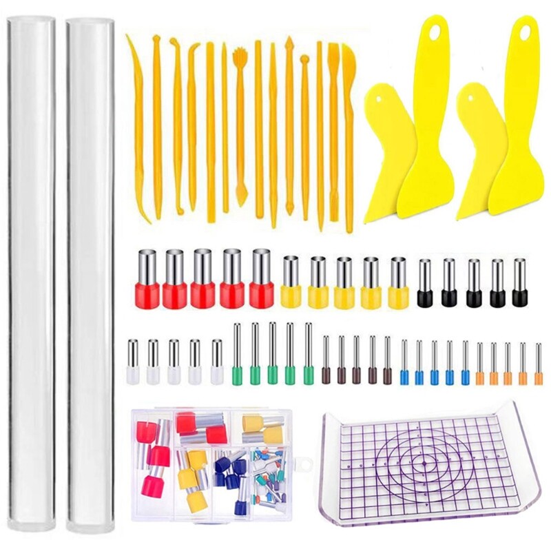 61 Pcs/Set Clay Carving Tools Multifunctional Ceramic Carving Modeling Tools