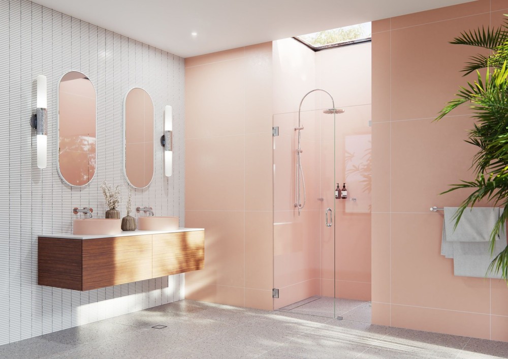 Illume 78x40 Frameless Hinged Glass Shower Door in Chrome by Glass Warehouse