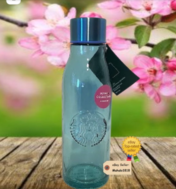Starbucks 2021 Hawaii Exclusive 20oz Recycled Glass Bottle Spain Edition