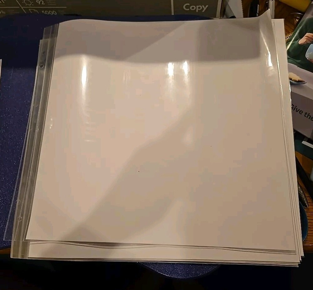 Eleven 12 X 12 Scrapbook Pages Double Sided-image