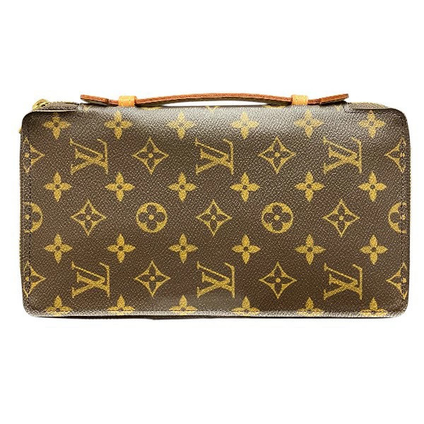 LOUIS VUITTON Monogram Travel Organizer Wallet M60119 Long Case Used