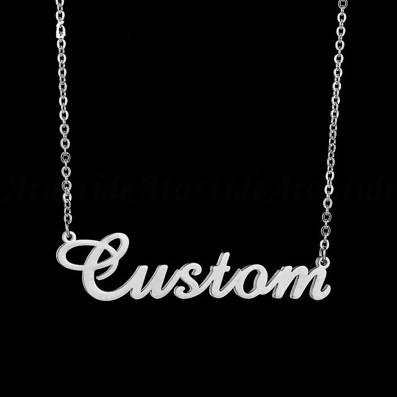Atoz Tide Customized Fashion Stainless Steel Name Necklace Personalized Letter G