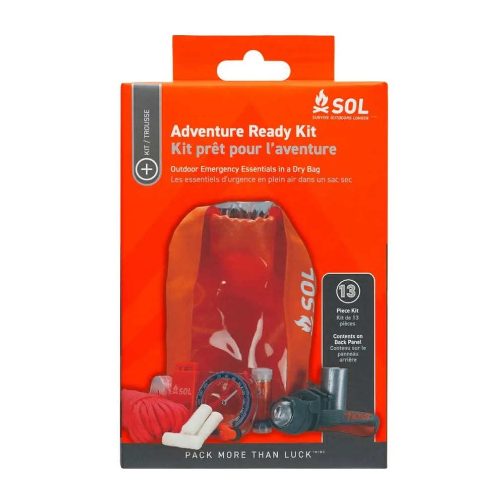 Adventure Medical Kits SOL 13-Piece Survival Kit for Outdoor Adventures  