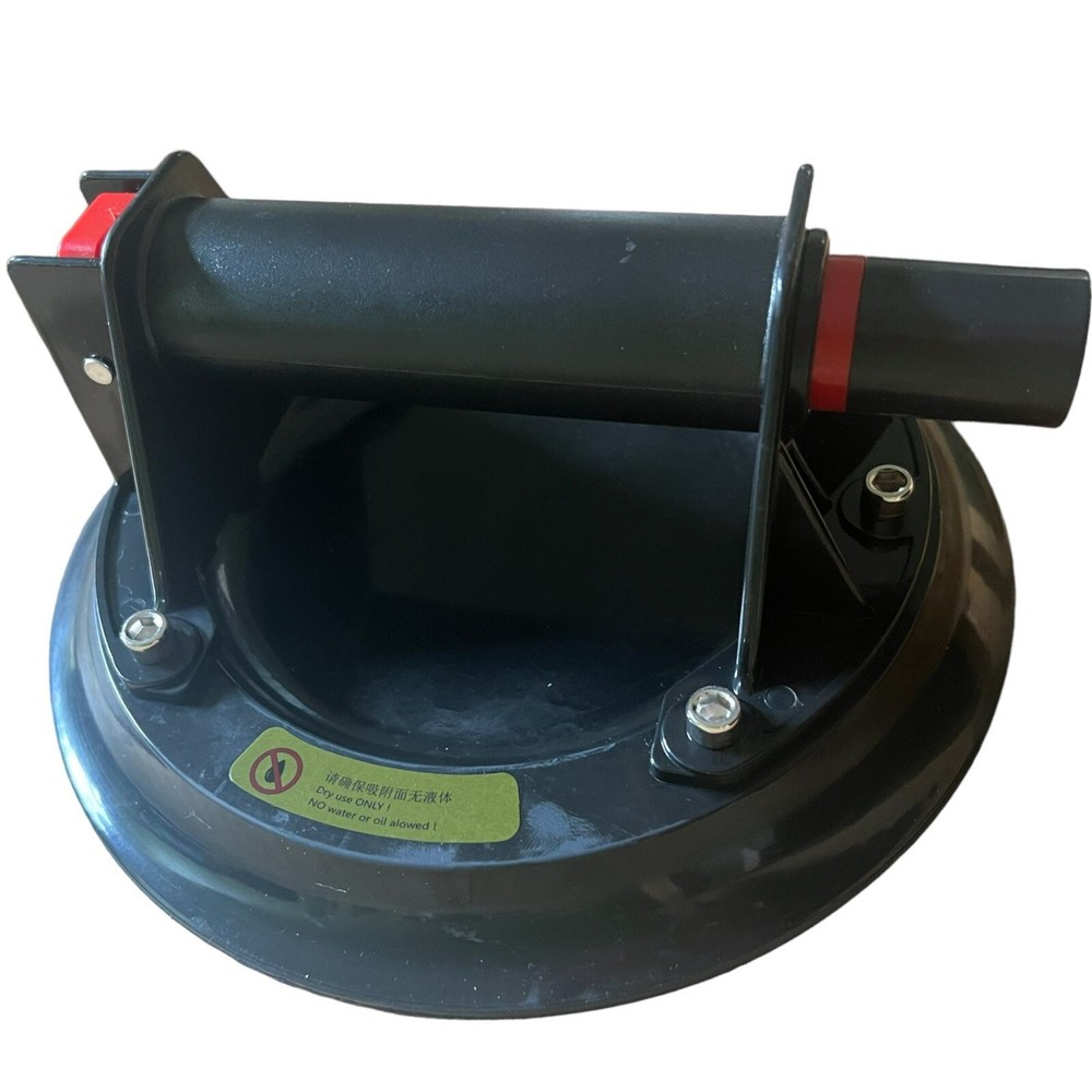 8” Heavy Duty Glass Suction Cup Lifter Vacuum Grip w/ Case for Granite Tile