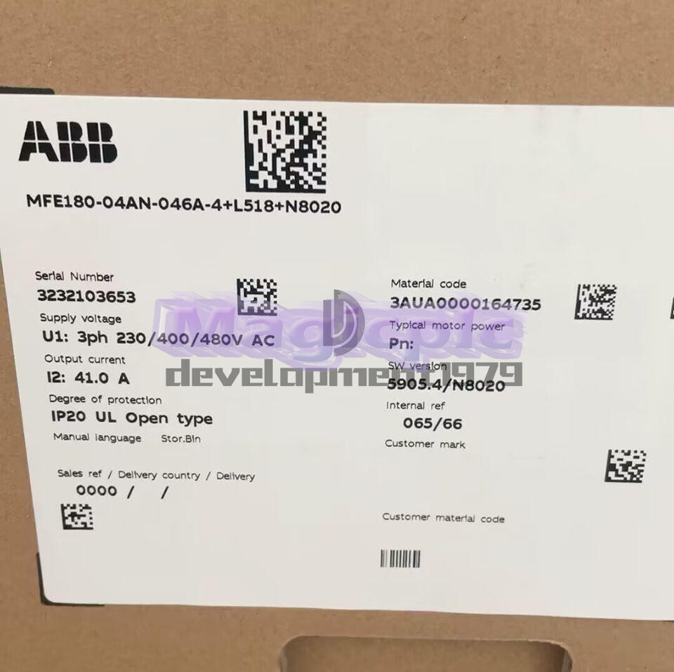 New 1PC ABB MFE180 Driver MFE180-04AN-046A-4+L518+N8020