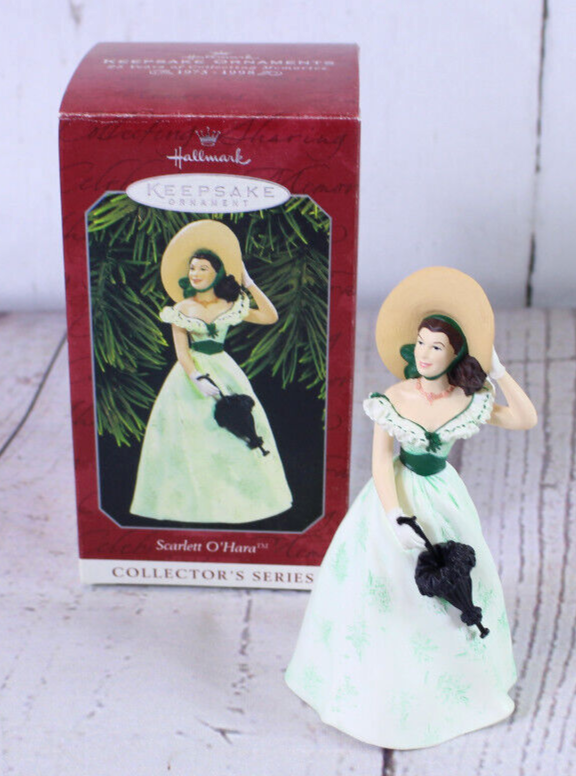Hallmark 1998 Scarlett O'Hara Keepsake Ornament Second Series with Original Box