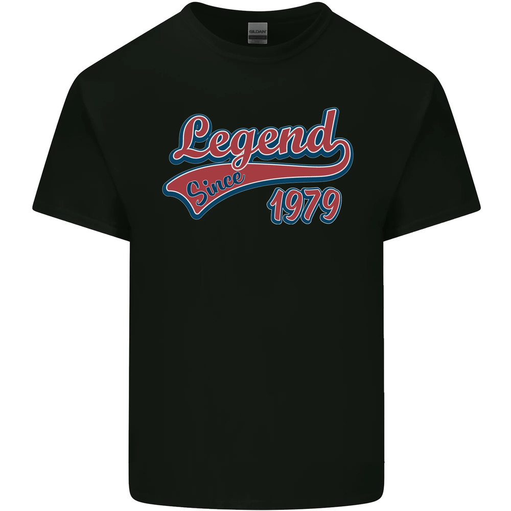 Legend Since 45th Birthday 1979 Mens Cotton T-Shirt Tee Top