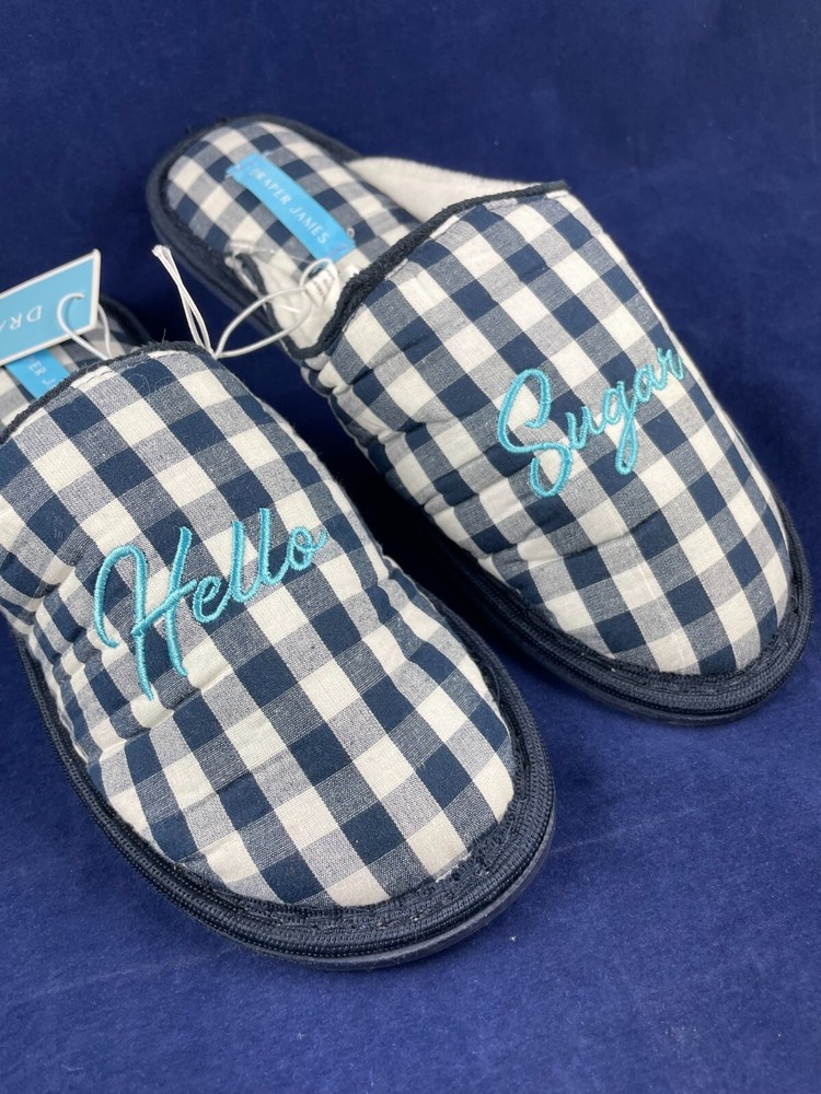 Draper James Navy & White Plaid 