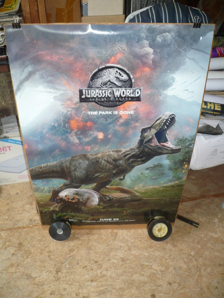 Jurassic World Fallen Kingdom original rolled DS advance movie poster 2018