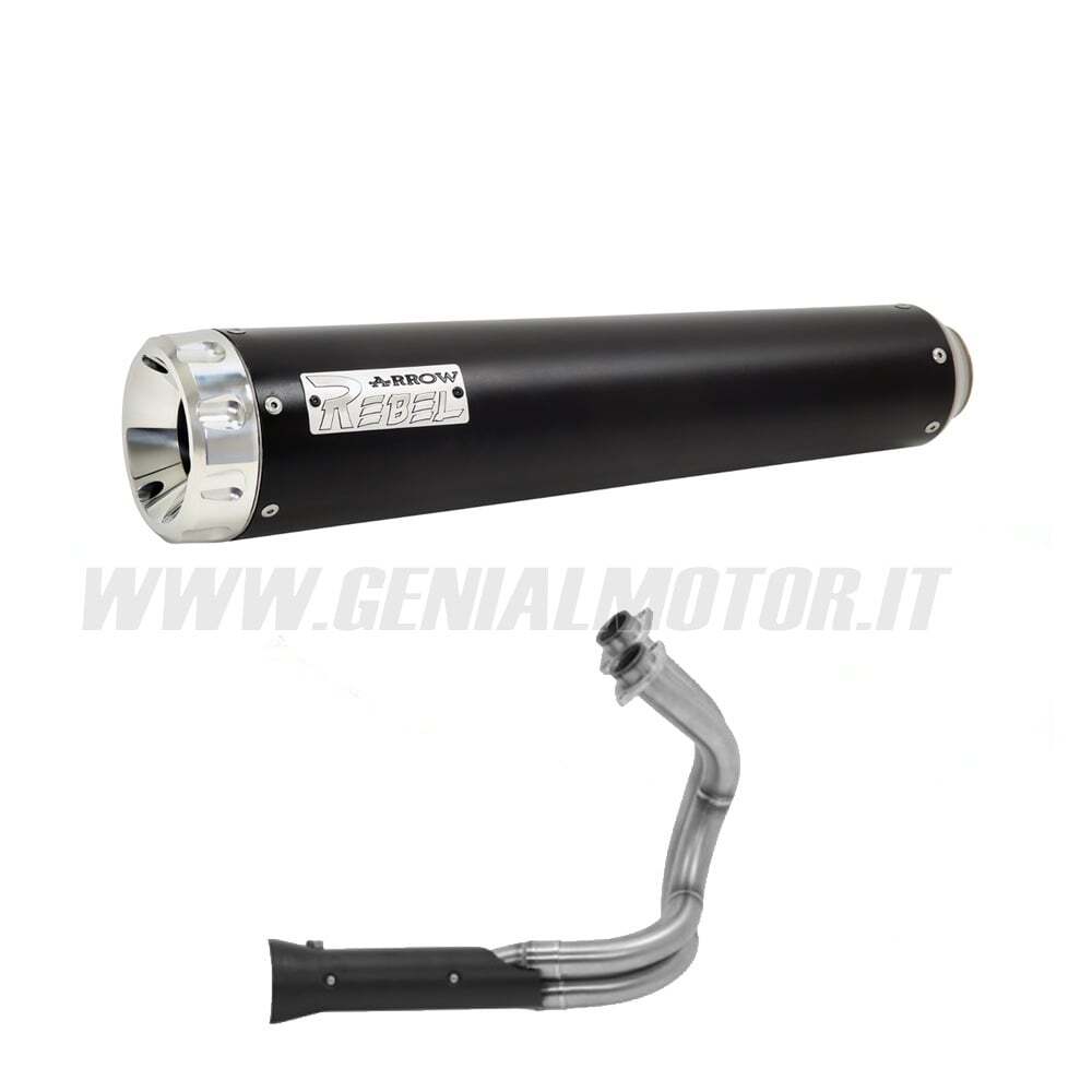 Arrow Approved Full Exhaust for Kawasaki Vulcan S 650 Cafe 2017-2020