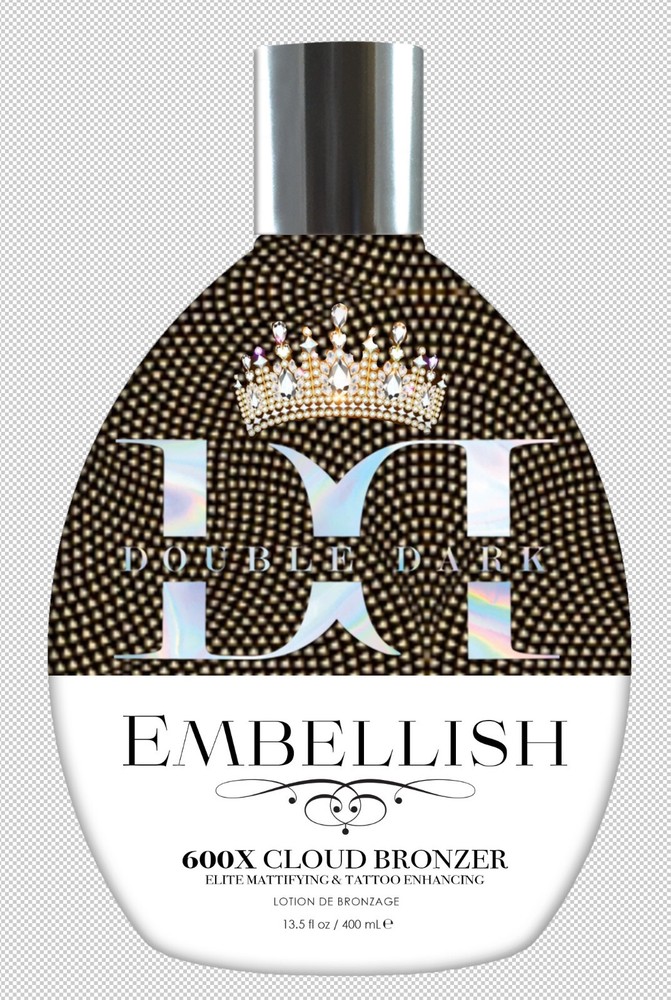 DOUBLE DARK EMBELLISH 600X CLOUD BRONZER TANNING LOTION 13.5OZ-image