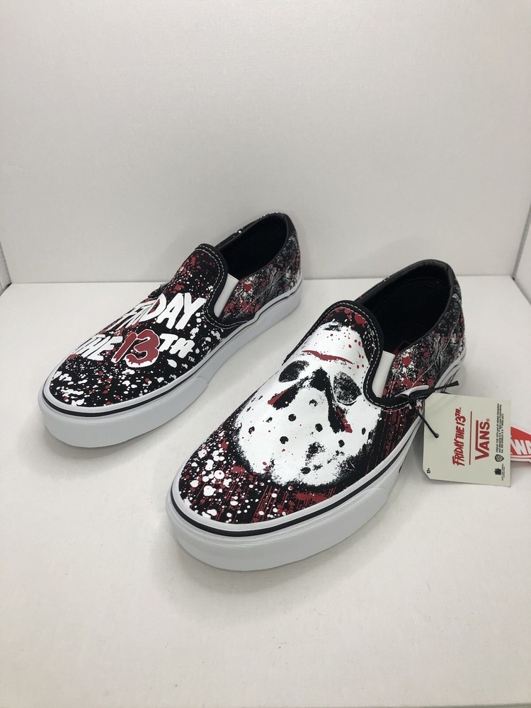 VANS x Friday The 13th Jason Voorhees Shoes Mens Size 8.5/ Womens 10 New
