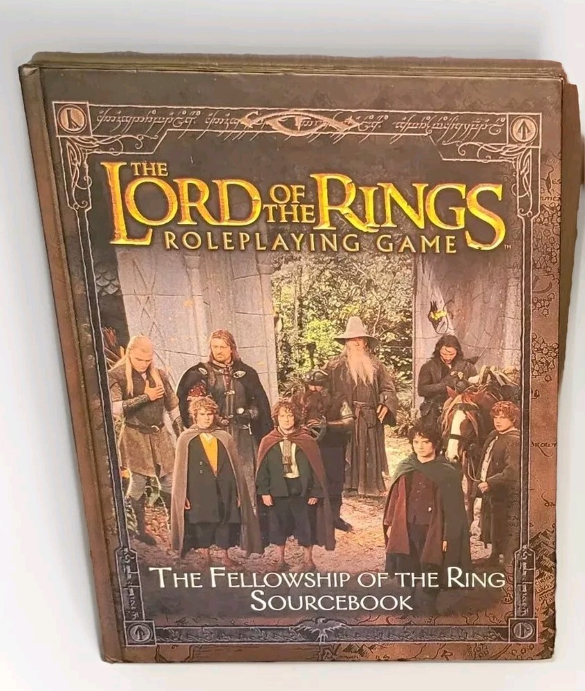 RPG Lord Of The Rings The Fellowship of The Ring Role Playing Source Book 2003