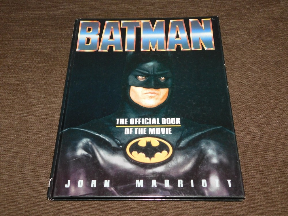 VINTAGE 1989 JOHN MARRIOTT BATMAN THE OFFICIAL BOOK OF THE MOVIE