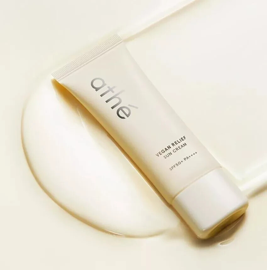 ATHE Vegan Relief Sun Cream SPF50+ PA++++ 40ml Korean Beauty Skincare