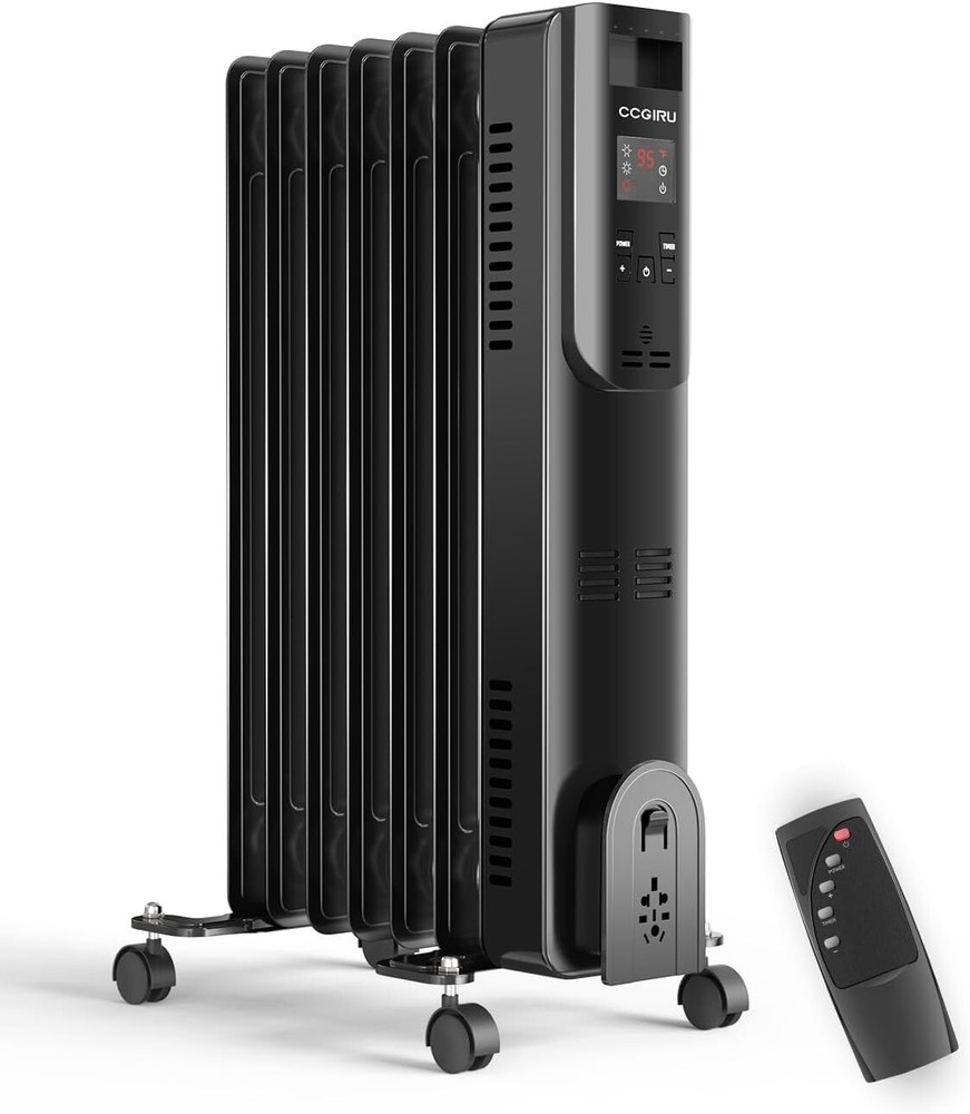 Oil Filled Radiator Heater with Remote Control for Efficient Warmth  