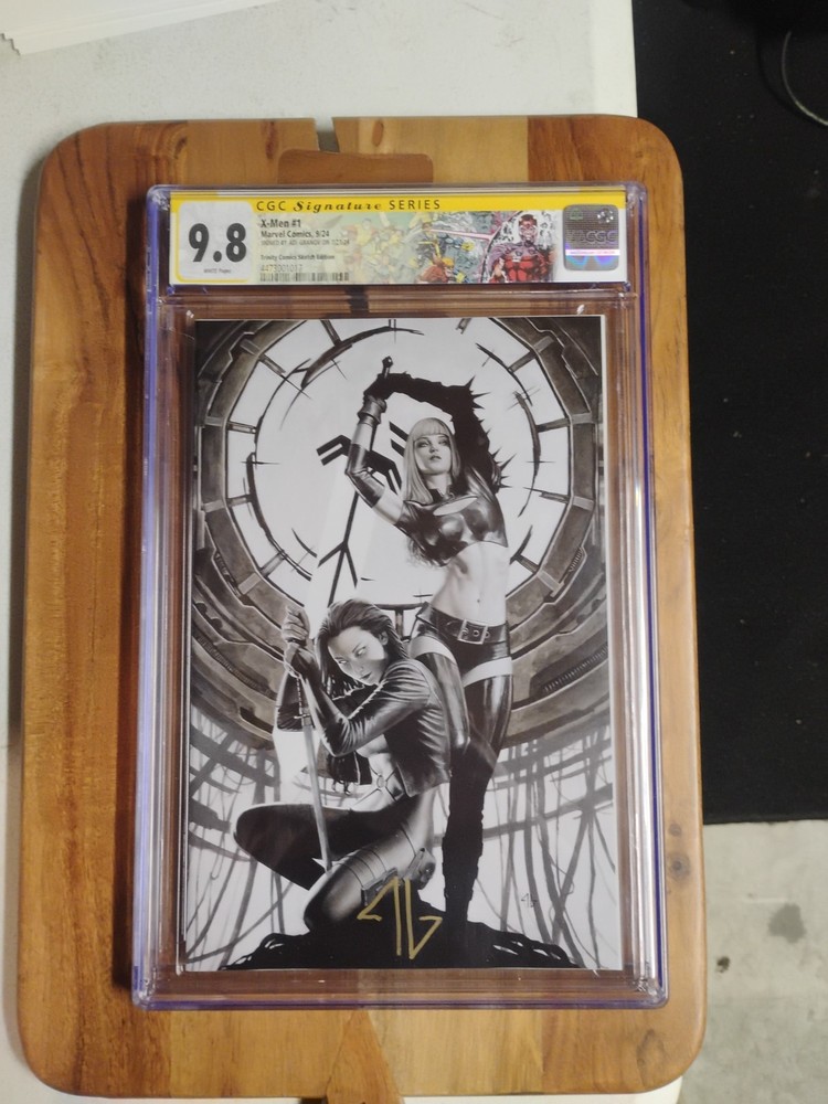 X-Men #1 Adi Granov CGC 9.8 Signature Series 2024 SDCC B&W
