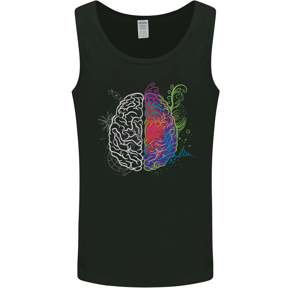 Artistic Technical Brain Artist Engineer Mens Vest Tank Top