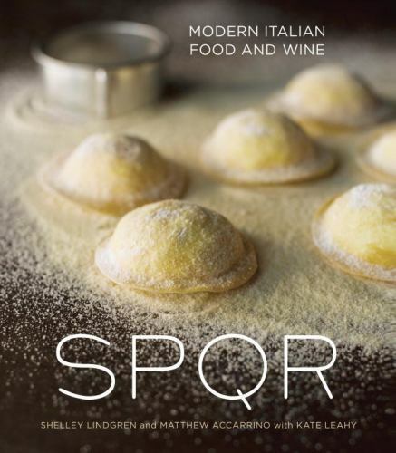 SPQR Modern Italian Food and Wine Cookbook Hardcover Edition