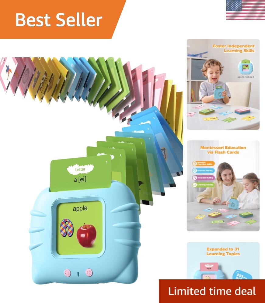 Talking Flash Cards Reader - 510 Words for Preschool Language Development