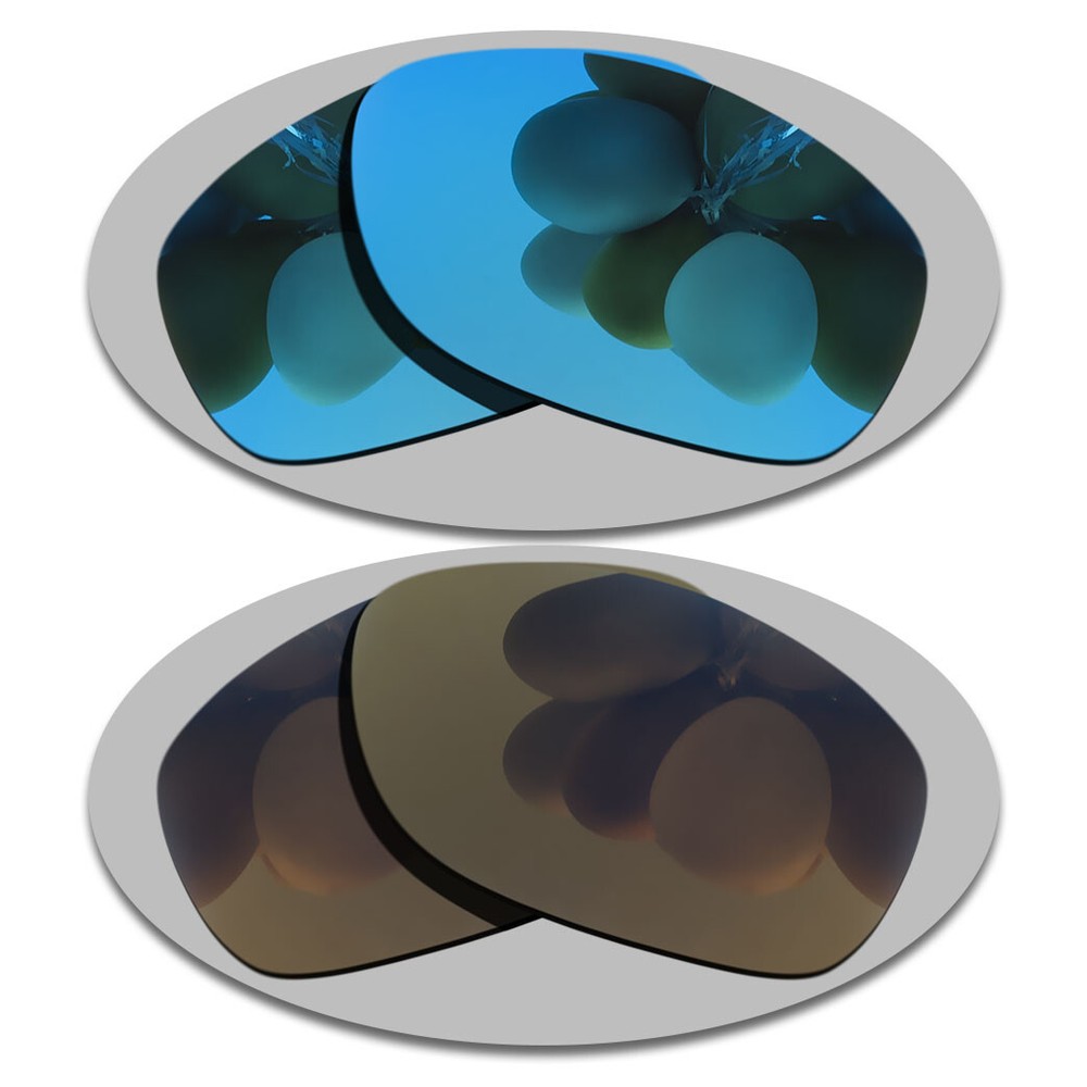 Sky Blue&Copper Lenses Replacement For-Oakley Pit Bull Polarized