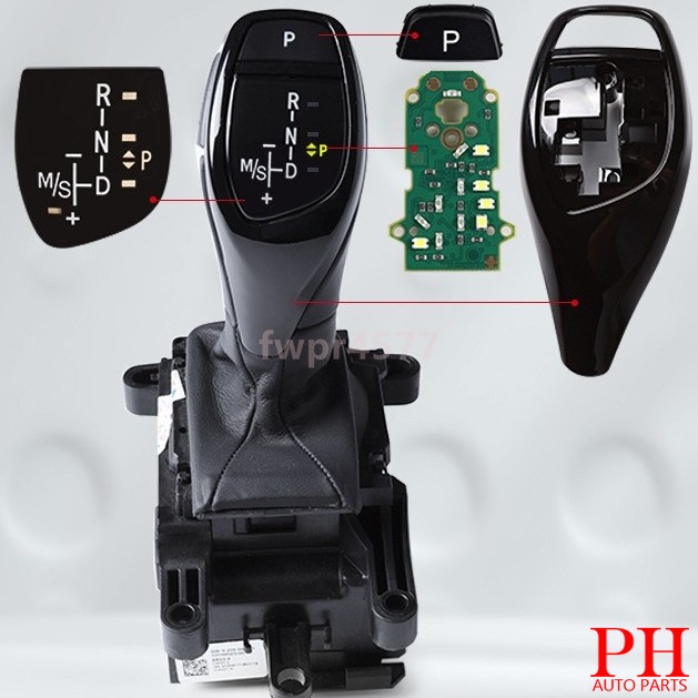 Gear Shift Knob Panel w/LED Circuit Board for BMW Sport 3 4 5 6 7' X3 X4 X5 X6