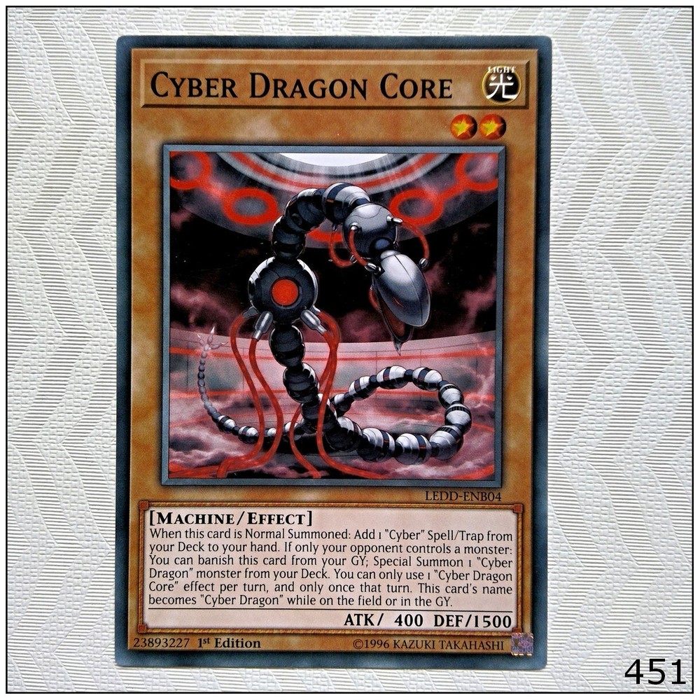Cyber Dragon Core 1st Edition Common LEDD-ENB04 Yugioh Card-image