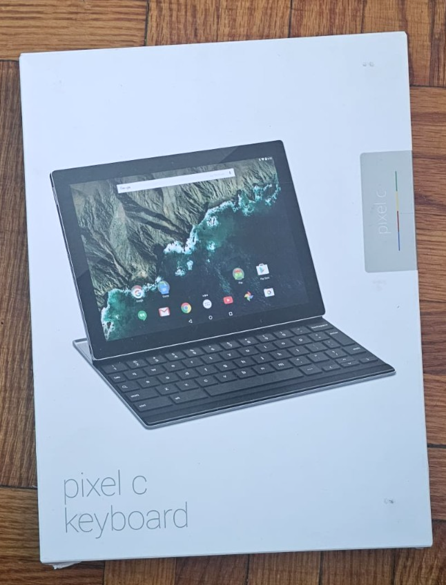 Google Pixel C Keyboard C1552K Wireless Bluetooth Silver Android QWERTY EN