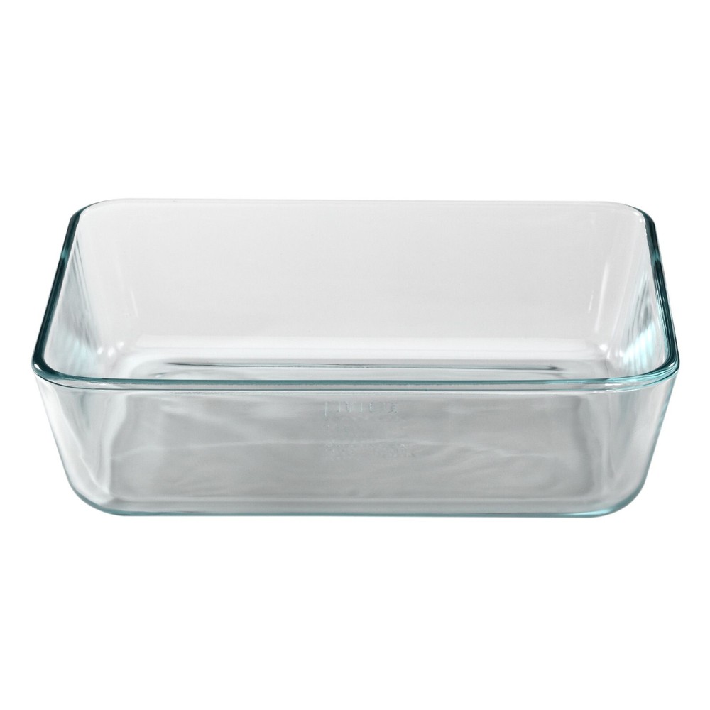 2-Pack Pyrex 6-Cup Rectangle Glass Food Containers for Storage
